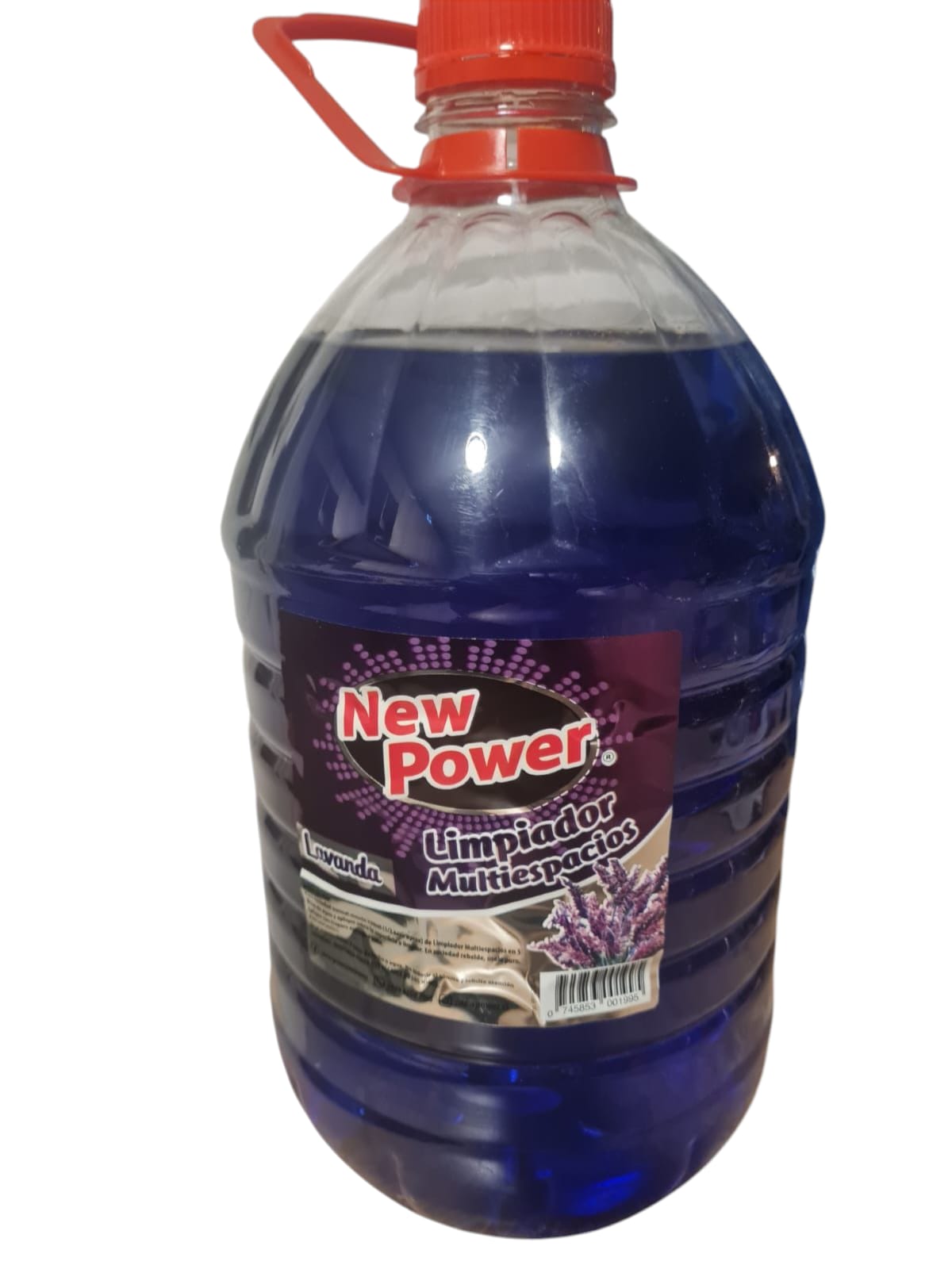 Limpiador Multiespacios New Power Lavanda 5 litros – pisos, baños y cocinas