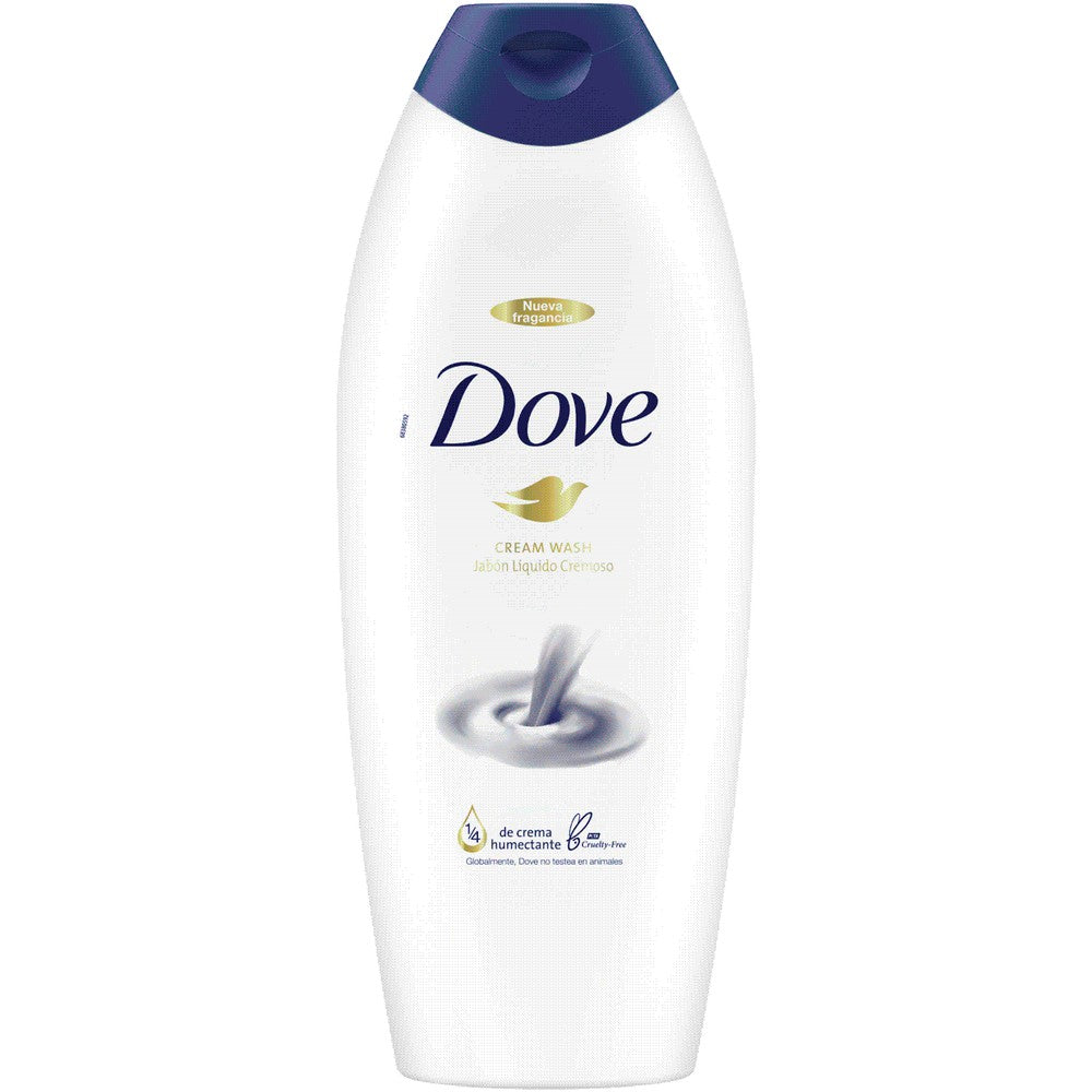 Jabón Líquido Dove Cremoso 700 ml – con ¼ crema hidratante, limpieza suave manos y cuerpo