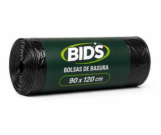Bolsa Negra Bids 90x120 cm pack 10 unidades 