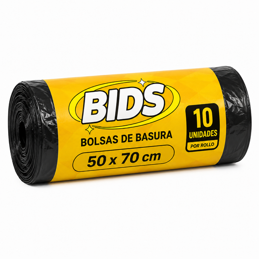 Bolsa Basura Bids 50x70 cm pack 10 unidades