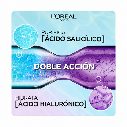 Mascarilla Elvive Hialurónico Pure 300 g hidratación ligera 72h para raíz grasa y puntas deshidratadas