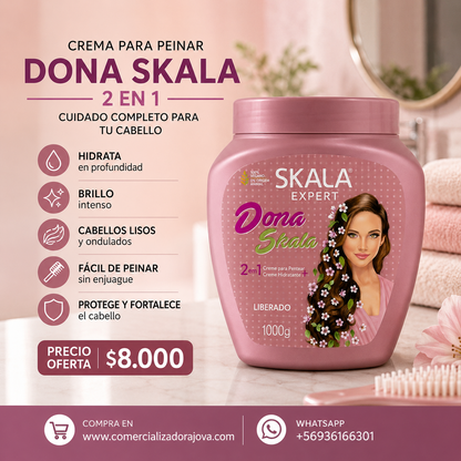 Mascarilla Dona Skala tamaño profesional 1000 gr cabello sano