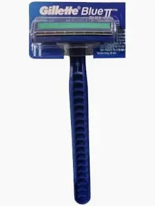 Máquina de Afeitar Gillette Azul 2 hojas – afeitado limpio y económico, desechable para uso diario