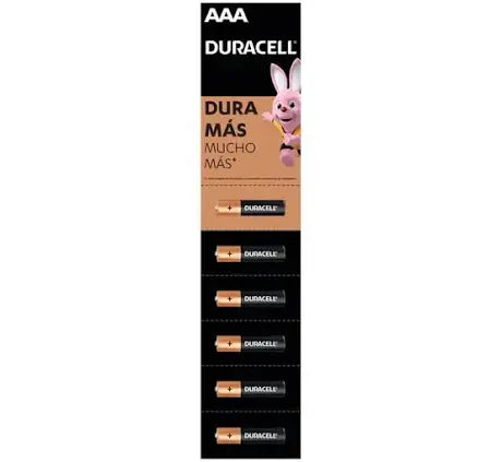 Pila AAA Duracell 1 unidad – alta potencia y larga duración para controles remotos, juguetes y electrónicos