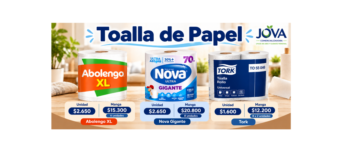 toalla de papel tork nova abolengo elite