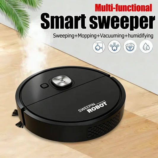 Robot Aspirador XMSJ 3 en 1 – Aspira, Barre y Friega