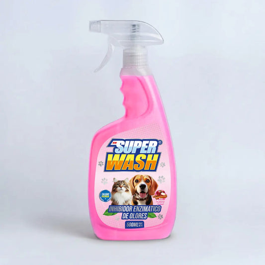 Inhibidor enzimático de olores Super Wash 500 ml Manzana Canela