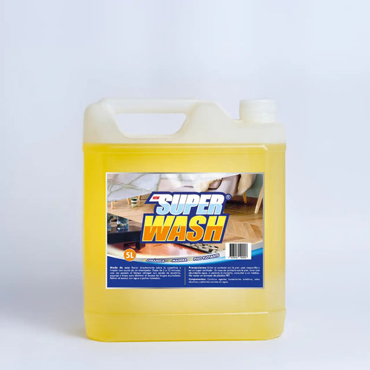 Super Wash desengrasante doméstico 5 litros para limpieza de pisos
