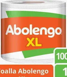 Toalla de Papel Abolengo XL 100 metros – extra absorbente y resistente para cocina y hogar