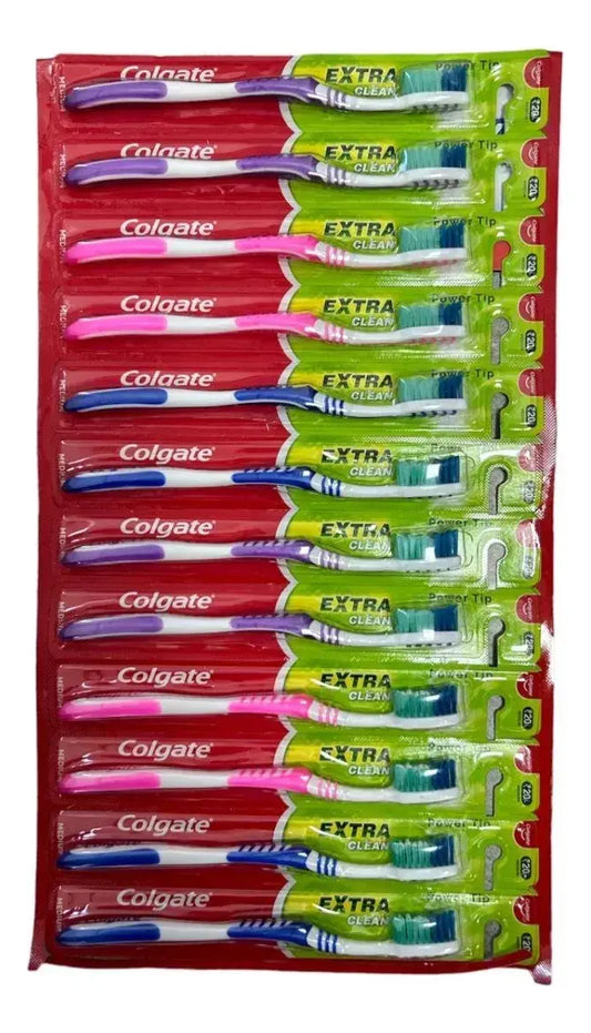 Cepillo Dental Colgate Cerda Media – limpieza efectiva y suave para encías, mango ergonómico