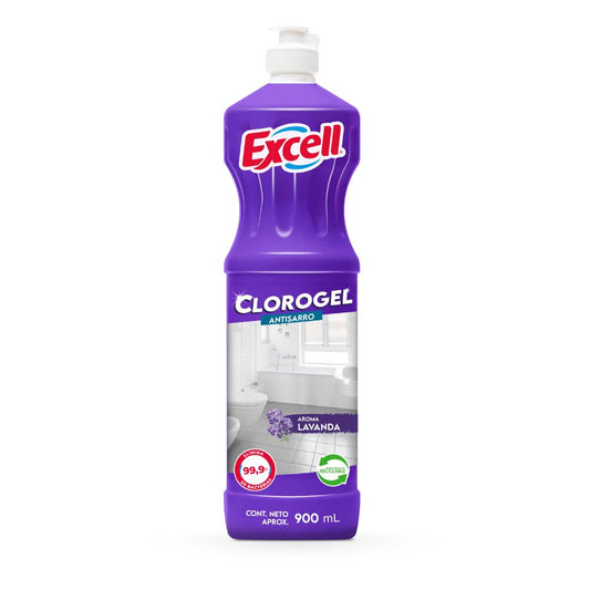 Botella de Cloro Gel Excell aroma lavanda 900 ml