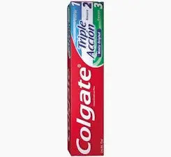 Crema Dental Colgate Triple Acción 75 ml – protección anticaries, blanqueadora y aliento fresco duradero