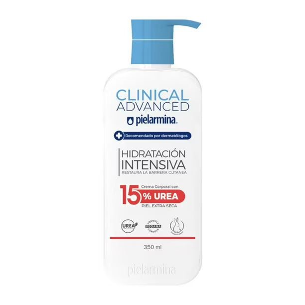 Pielarmina Clinical Advanced crema urea 15% 350 ml - recomendada por dermatólogos fórmula vegana