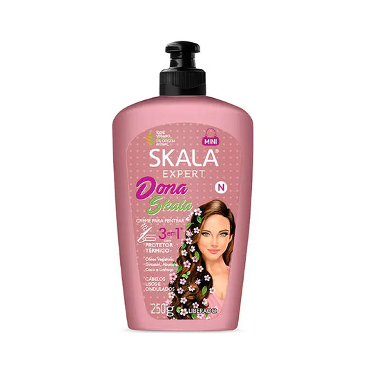 Crema peinar Skala Dona 3en1 250 g - hidrata define rizos brillo