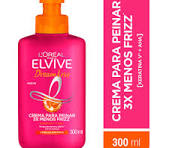 Elvive Crema para Peinar Dream Liso 300 ml L'Oréal – efecto liso duradero, antifrizz y protección térmica