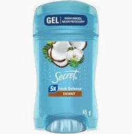 Antitranspirante Secret Gel Coconut 45 g aroma a coco