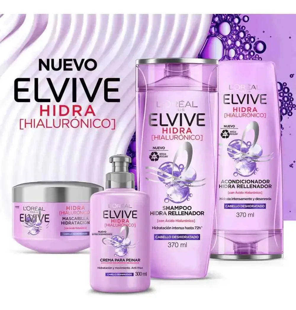 Shampoo L’Oréal Elvive Hidra Hialurónico Hidra Rellenador 370 ml
