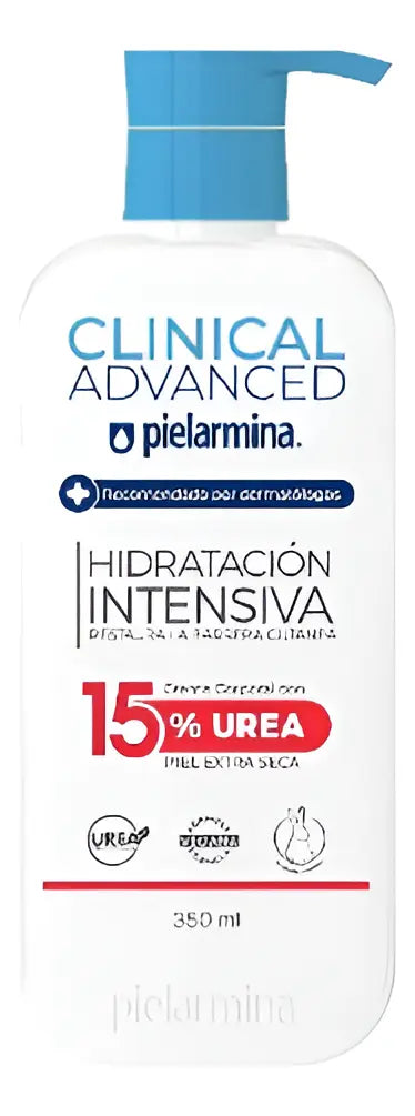 Crema corporal Pielarmina Clinical Advanced 15% Urea 350 ml - hidratación intensiva piel extra seca