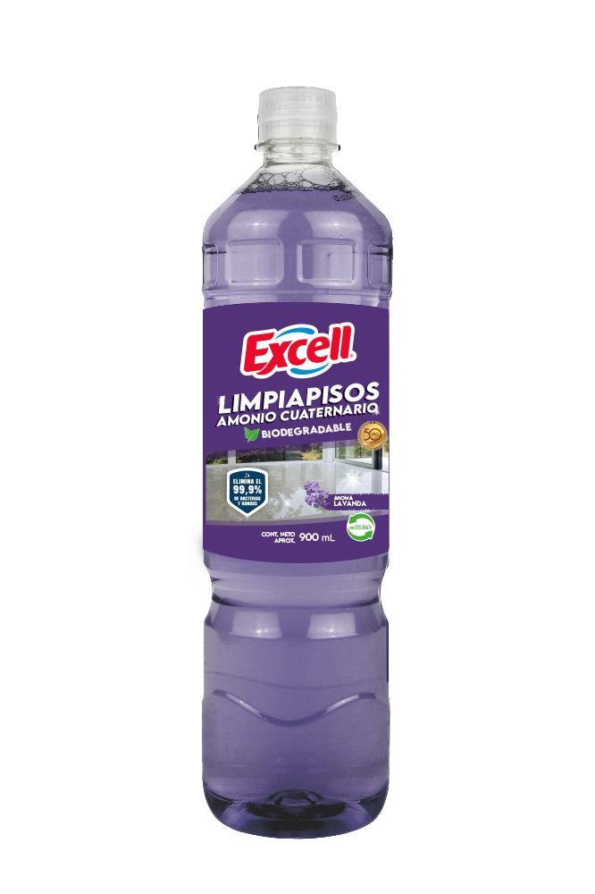 Limpiapiso Excell Lavanda con amonio cuaternario 900 cc