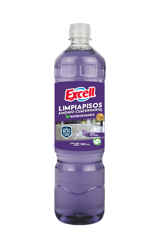 Limpiapiso Excell Lavanda con amonio cuaternario 900 cc