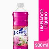 Limpiador de piso Poett 900 CC flores de primavera.