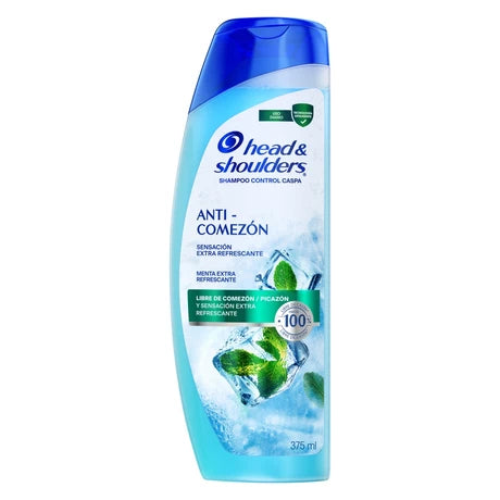 Shampoo Head & Shoulders Anti-Comezón Menta 375 ml