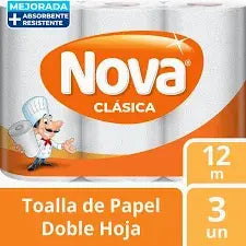 Toalla de Papel Nova Clásica x3.