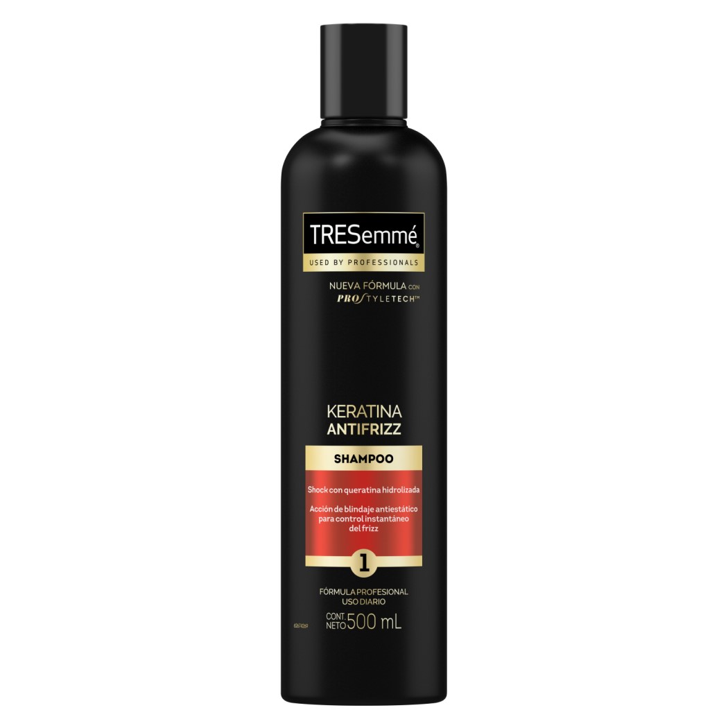 Shampoo TRESemmé Keratina Antifrizz 500 ml con queratina hidrolizada